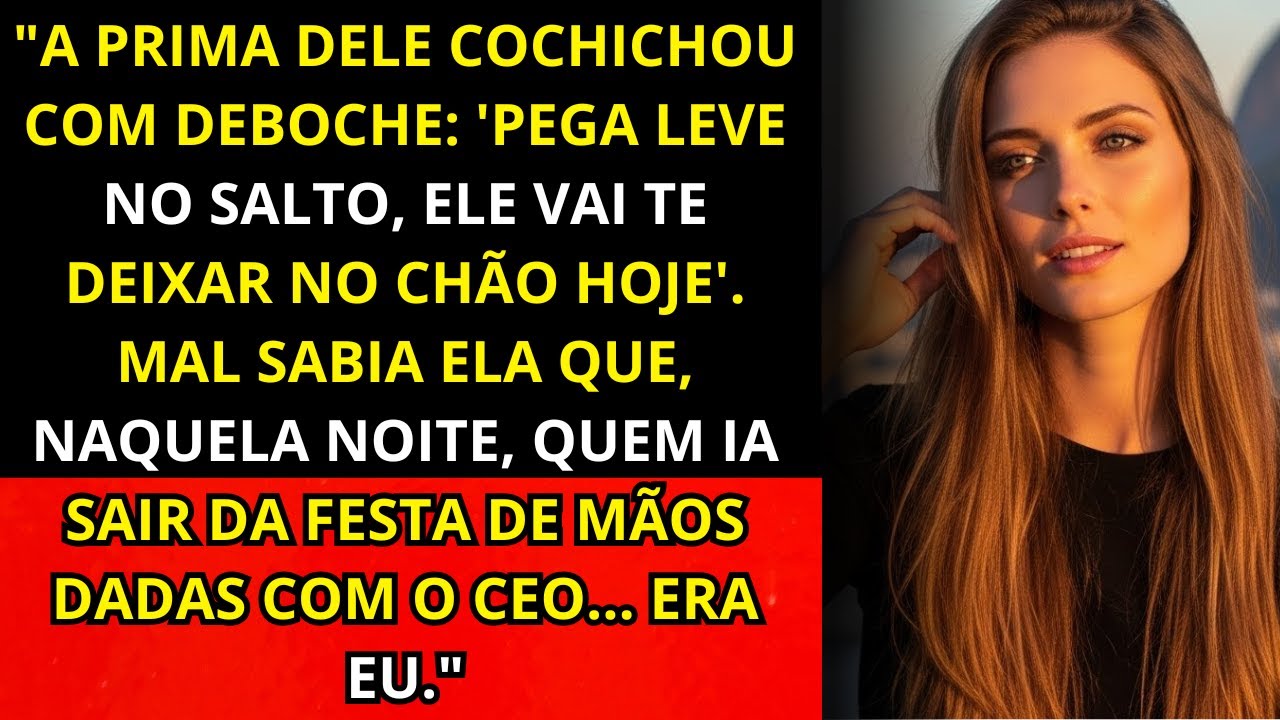 “Pega leve no salto, ele vai te deixar no chão hoje” — foi o que a prima dele disse na festa da...
