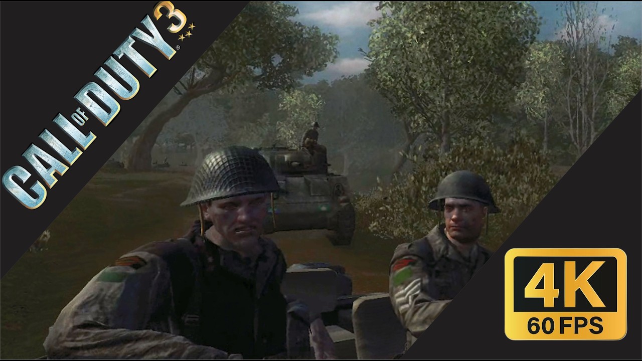 Call of duty 3 chapter 9 - Laison river - 4k 60FPS