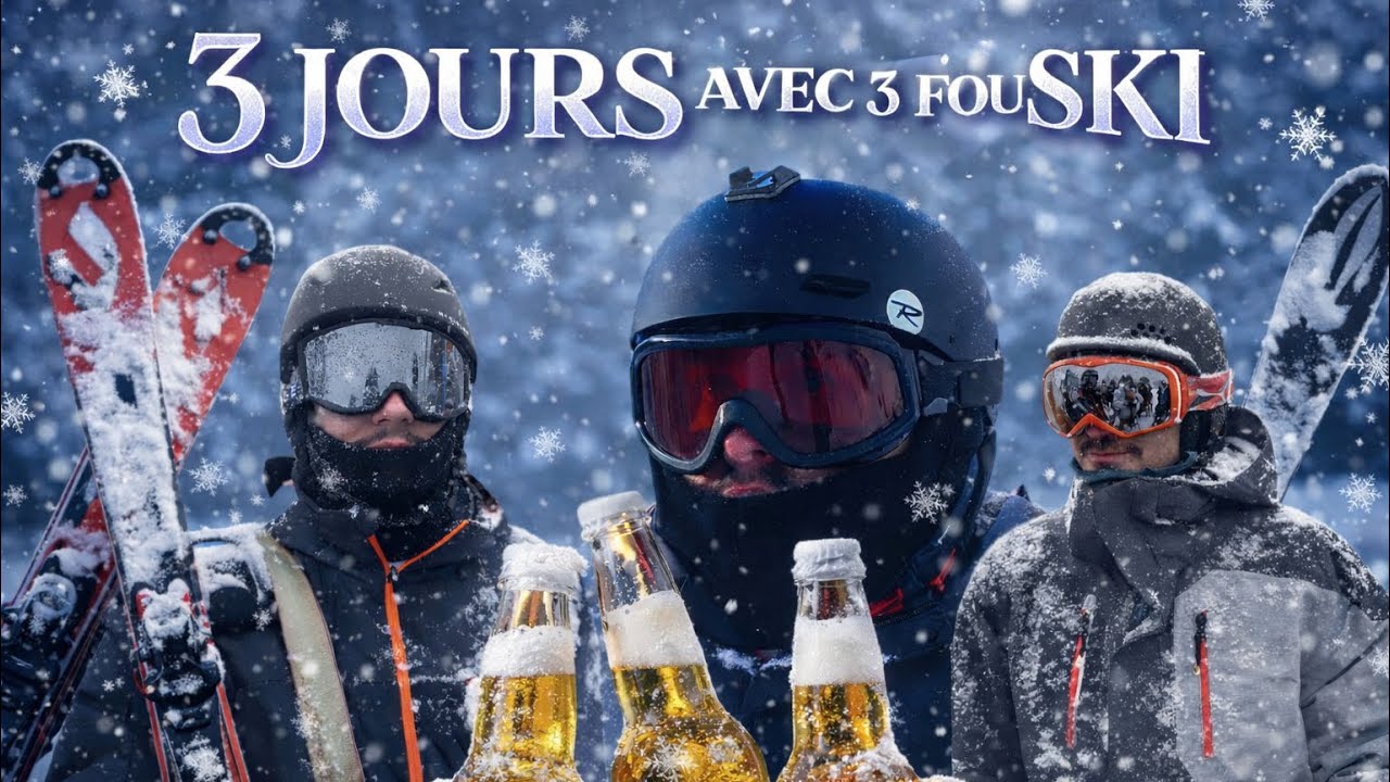 3 jours avec 3 débiles au ski ⛷️ 😭 