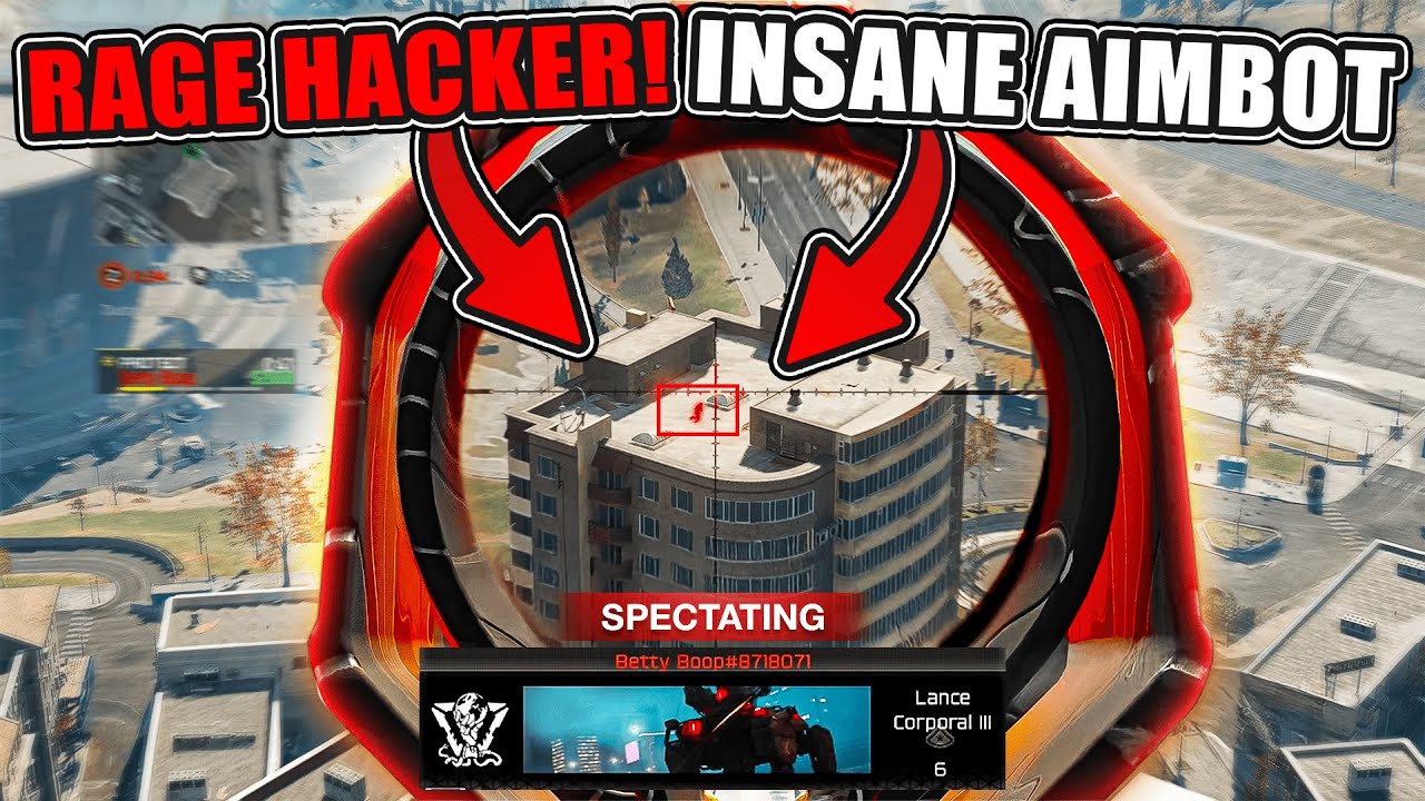 Spectating a Rage Hacker in Warzone in 2025 (He turned them ALL the WAY UP)