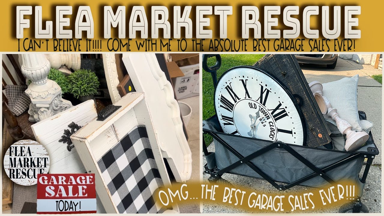 COME SHOP WITH ME FOR A YARD SALE THRIFT FINDS HAUL AT THE BEST GARAGE SALES EVER! - 2025