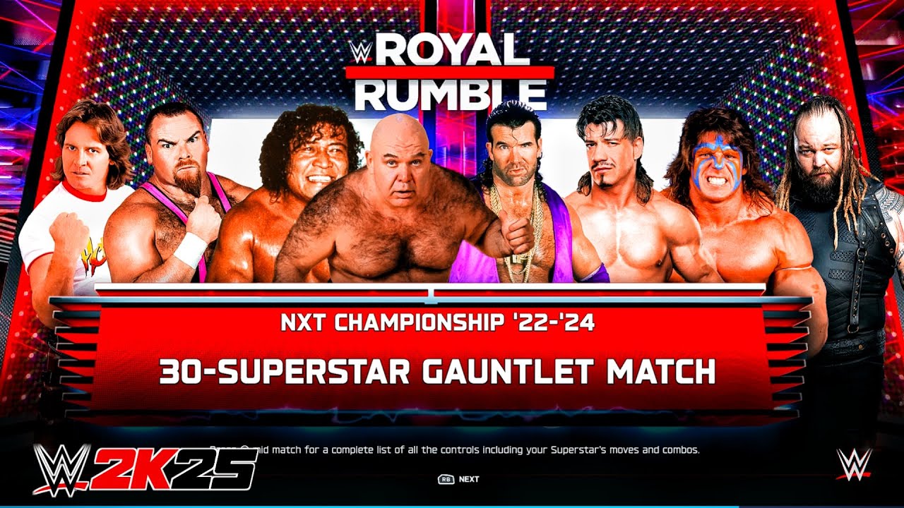 Requested Match: 30 Man Gauntlet Match - NXT Title On The Line | WWE 2K25 Gameplay