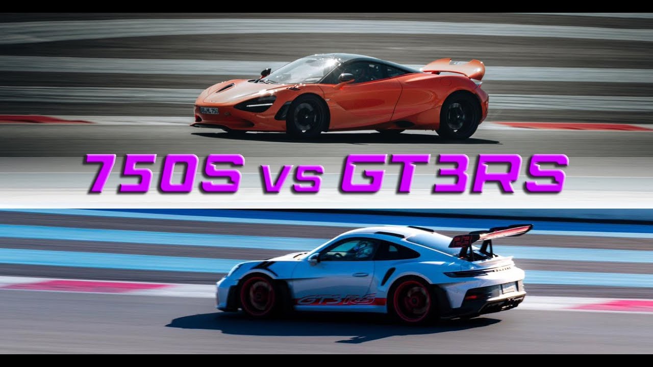McLaren 750S vs 992 GT3 RS - Paul Ricard trackday