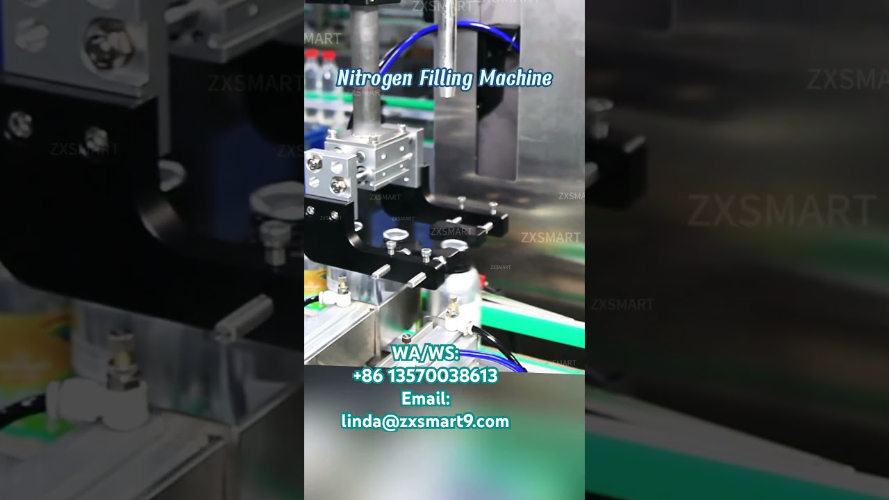 nitrogen Filling Machine#zxsmart #fillingmachine #automaticfillingmachine #bottlefillingmachine