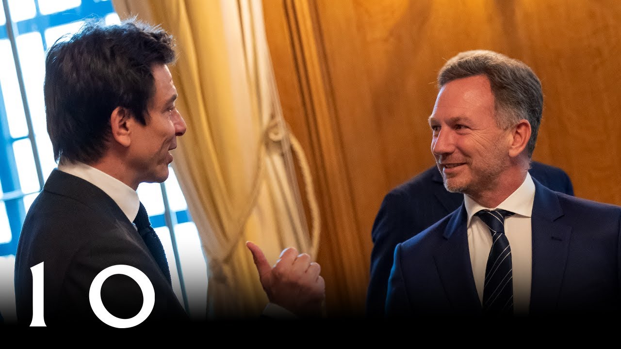 Toto Wolff, Christian Horner & F1 leaders visit 10 Downing Street