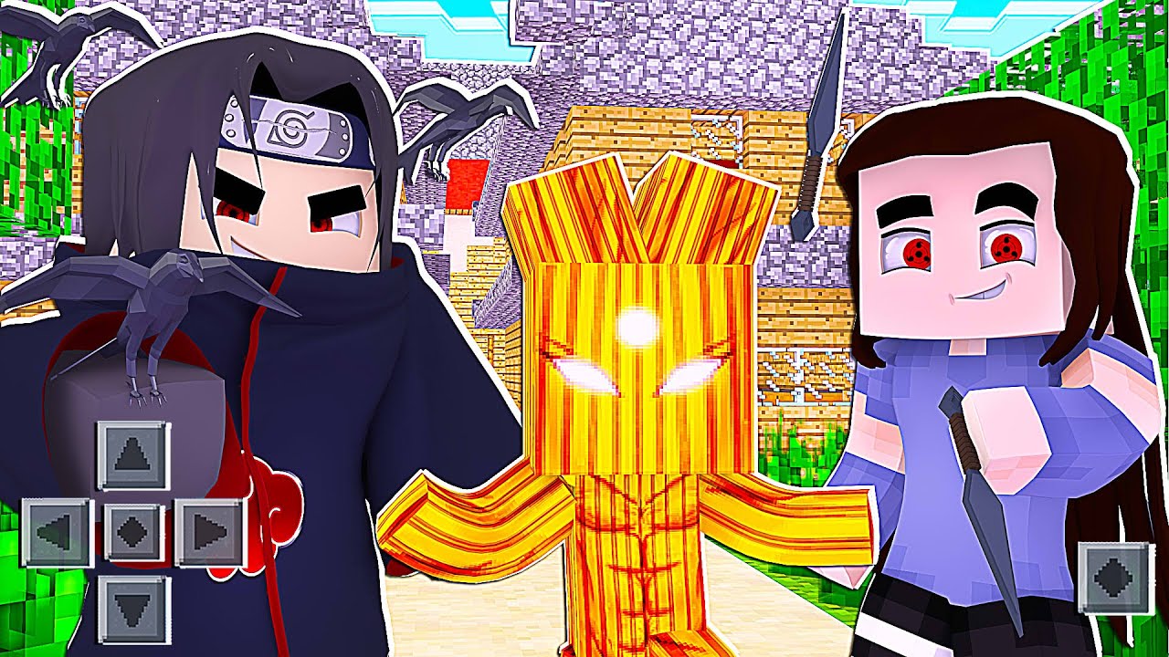Minecraft PE - Who's Your Family? - O FILHO DE ITACHI UCHIHA E IZUMI VIROU O DEUS OTSUTSUKI  NARUTO!