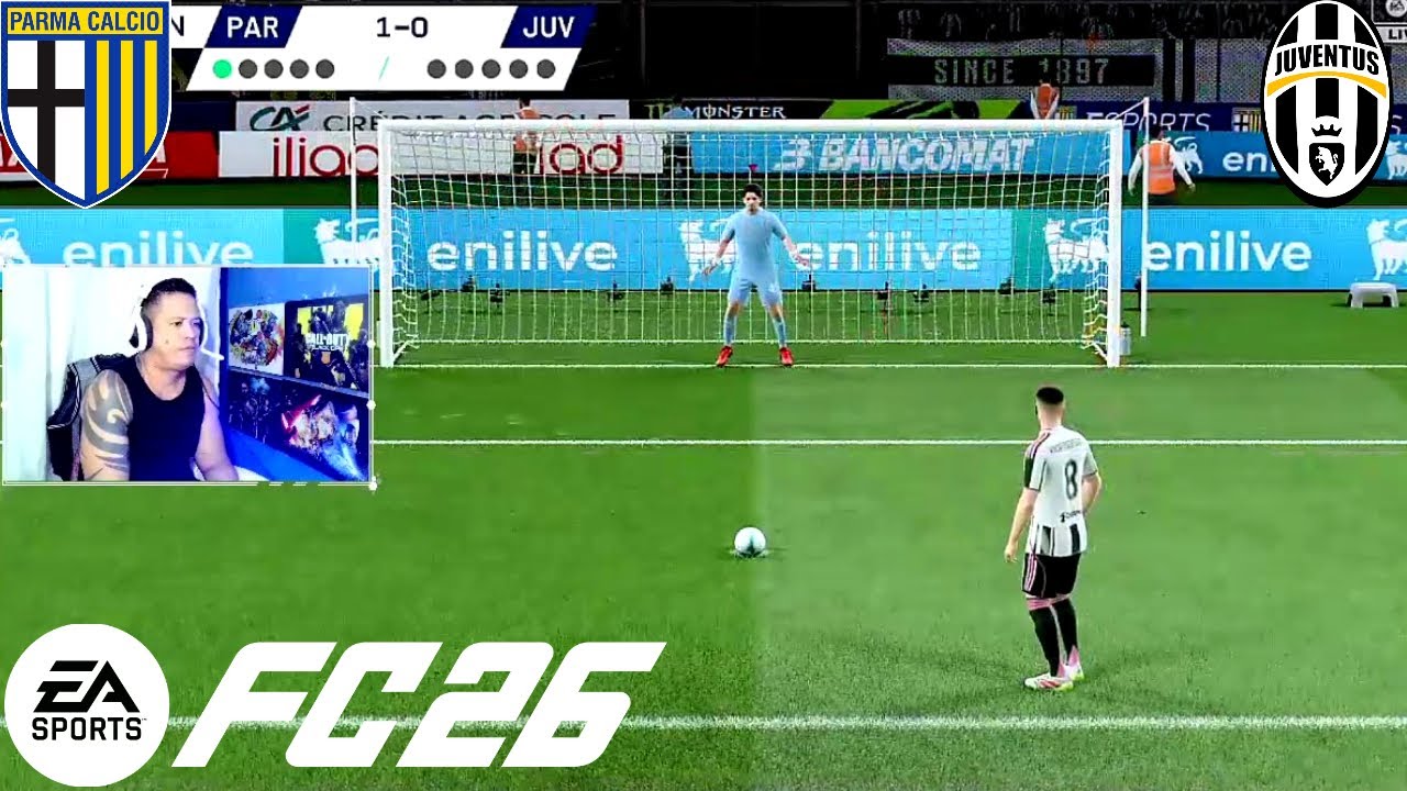 PARMA X JUVENTUS penalty CAMPEONATO ITALIANO 2026 SIMULAÇÃO FUTEBOL FIFA 26
