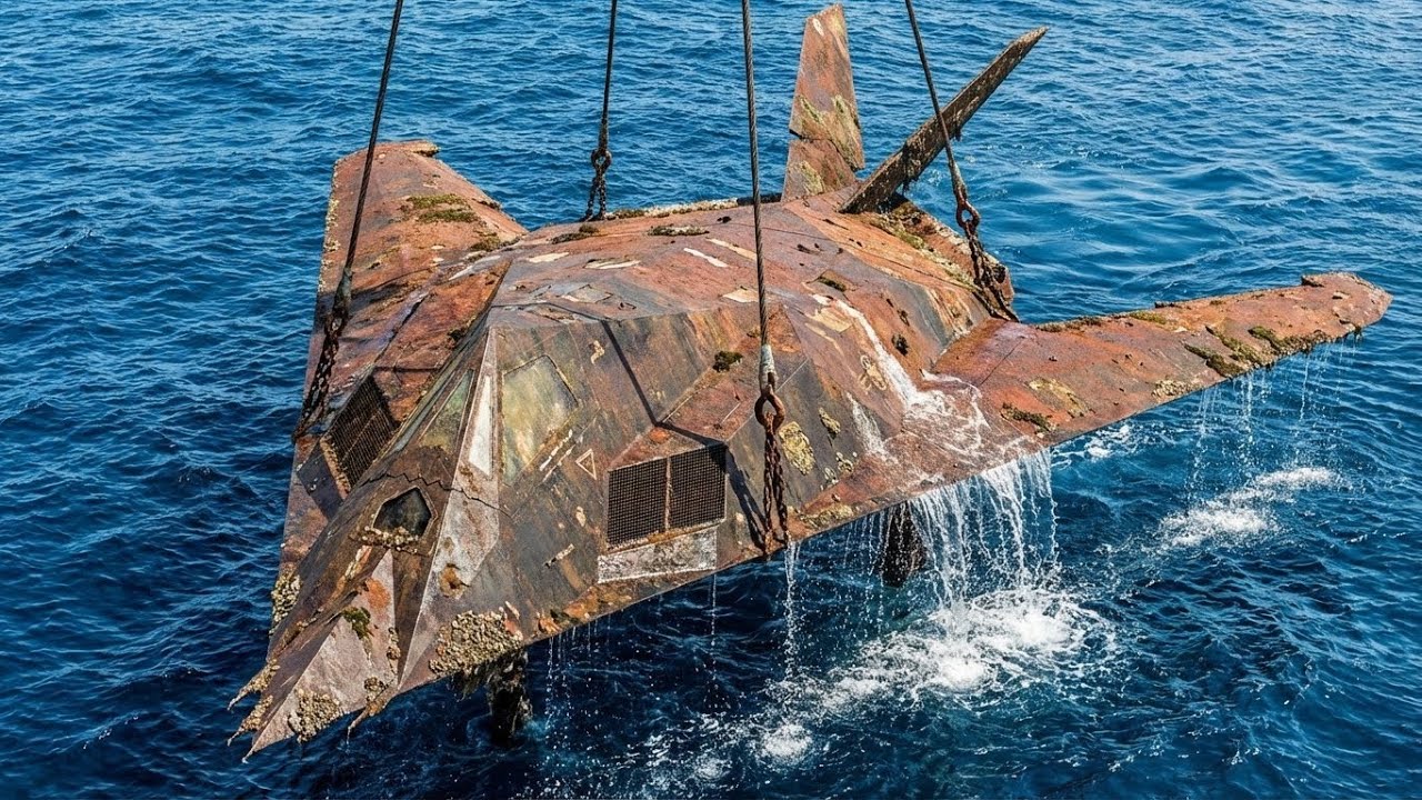 Lockheed Martin F-117 Nighthawk was lost 30 years ago and later found in the Pacific Ocean.
