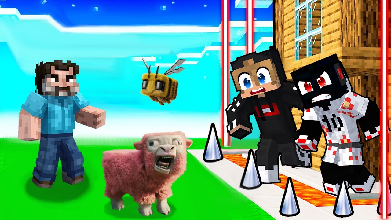 Filmul Minecraft vs Baza Securizata