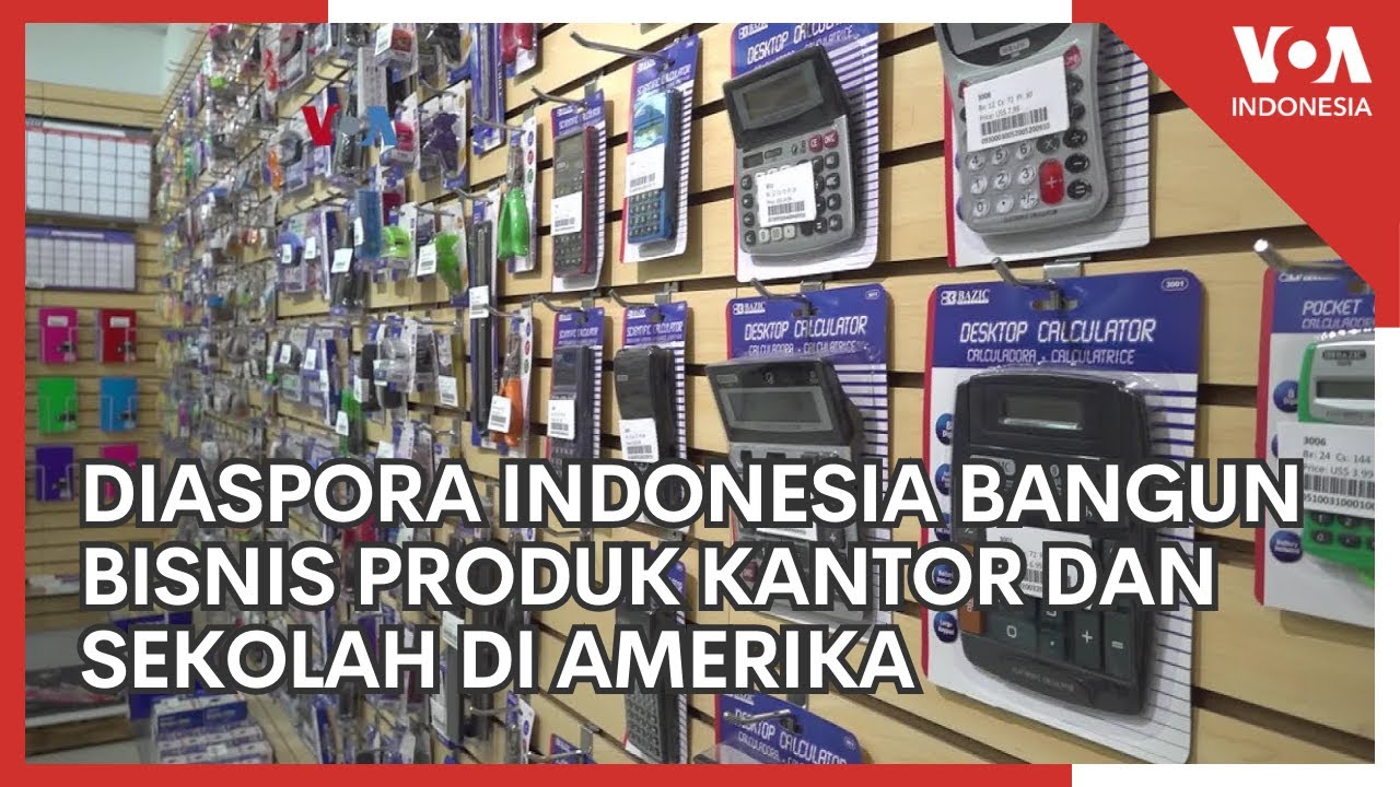 Dari Pintu ke Pintu, Diaspora Indonesia Bangun Bisnis Produk Kantor dan Sekolah di Amerika