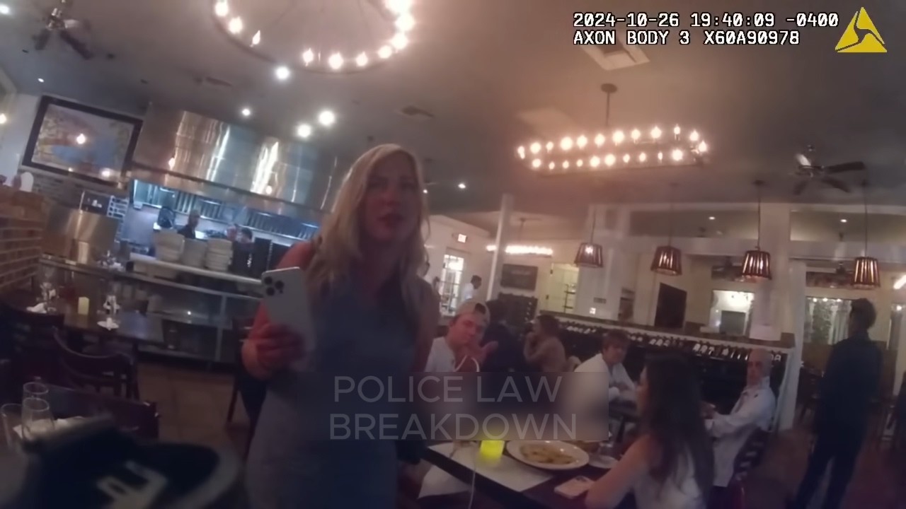 Woman Arrested After Refusing to Pay - Staff Police Work Is Just Handling Adult Toddlers