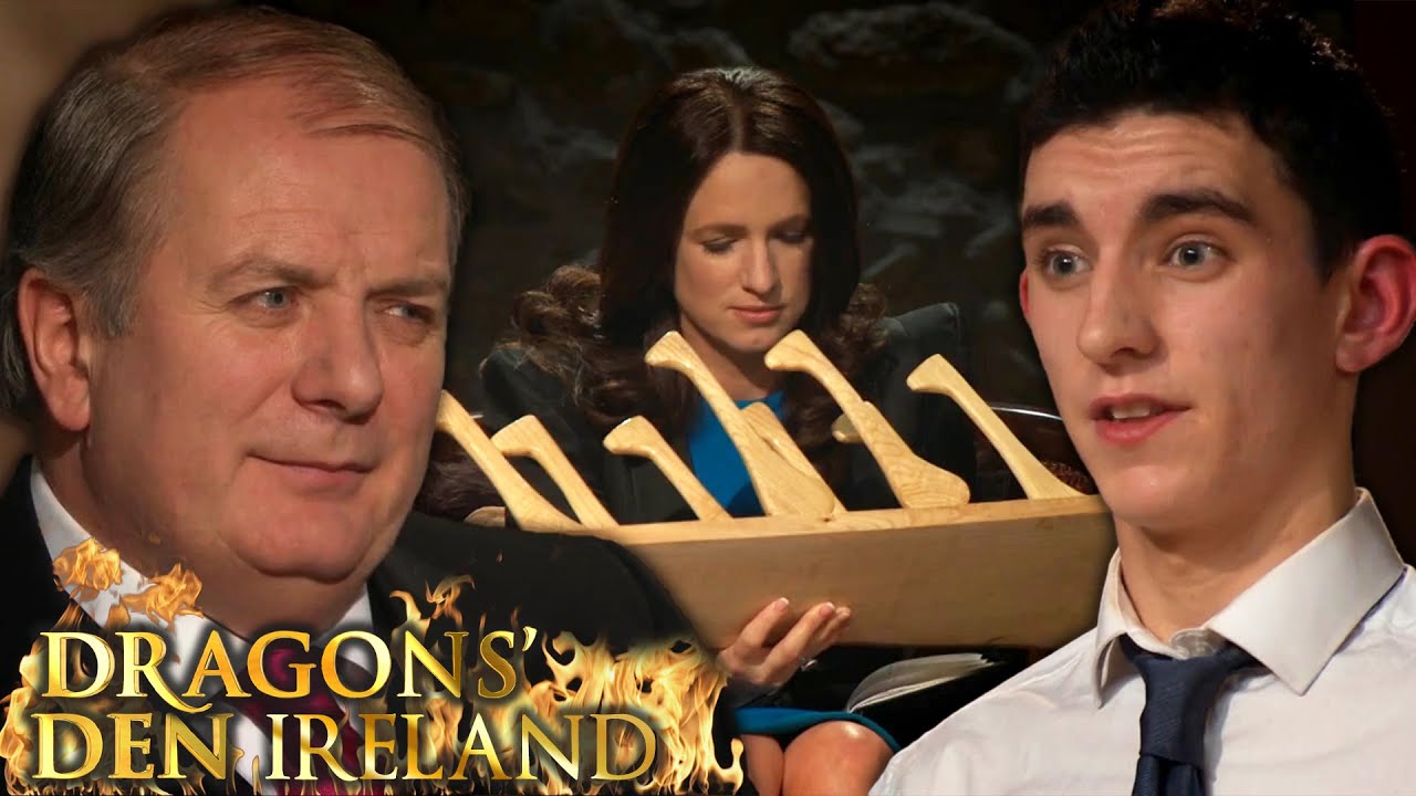 Young Hurling Enthusiast Crafts Bespoke Hurley Sticks For The Dragons | Dragons' Den IRL