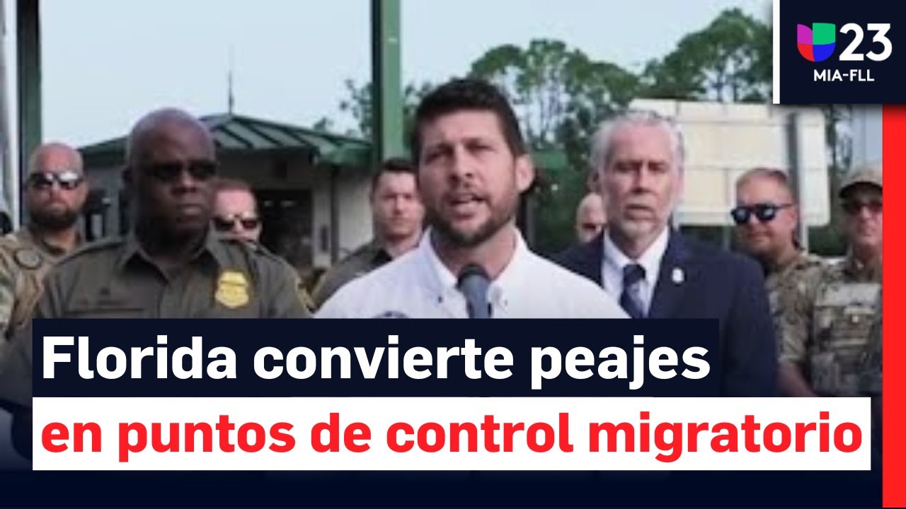 Peajes de camiones de Florida funcionarán como punto de control migratorio