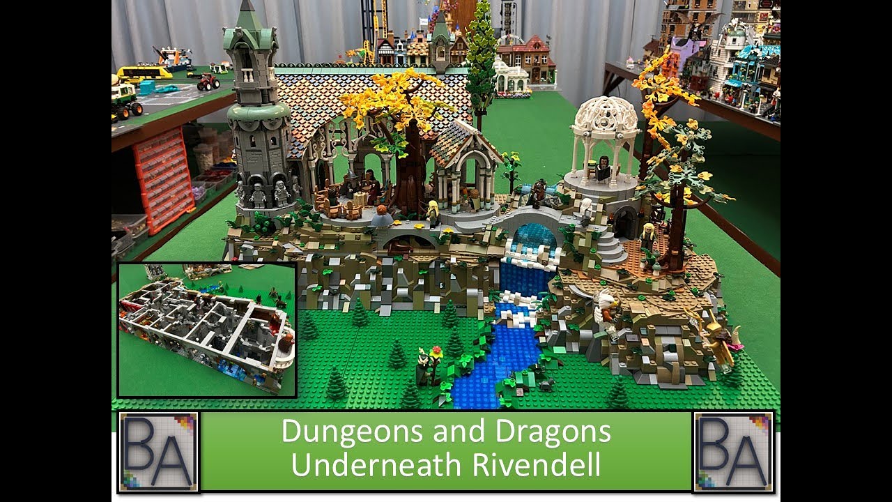 LEGO MOC - I Built a Dungeon underneath Rivendell