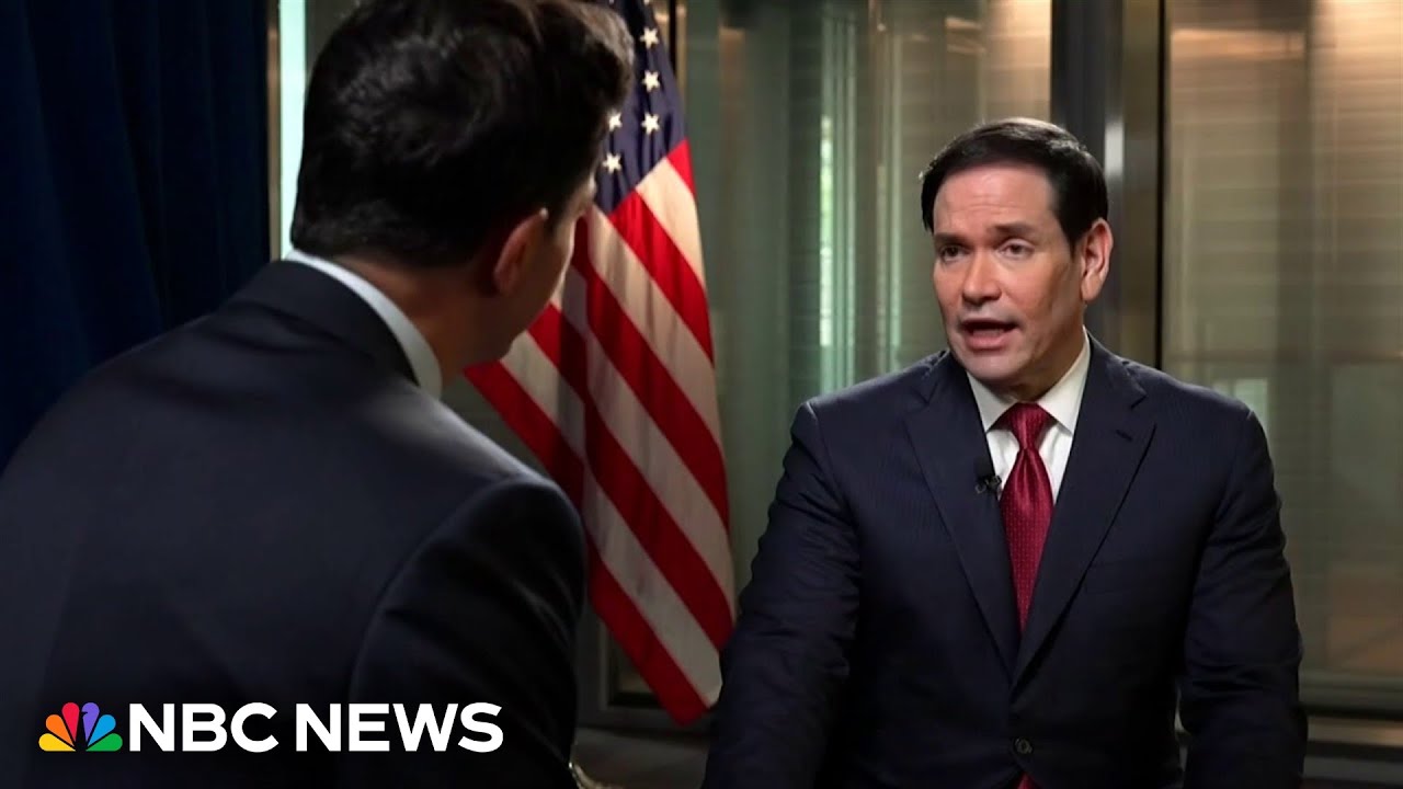 Marco Rubio says 'we're not asking for China's help' with Iran
