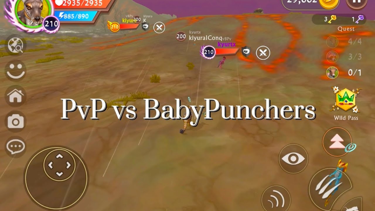 [ Wildcraft PvP ] PvP vs BabyPunchers ( Thiago & Kiyura) | 2/2