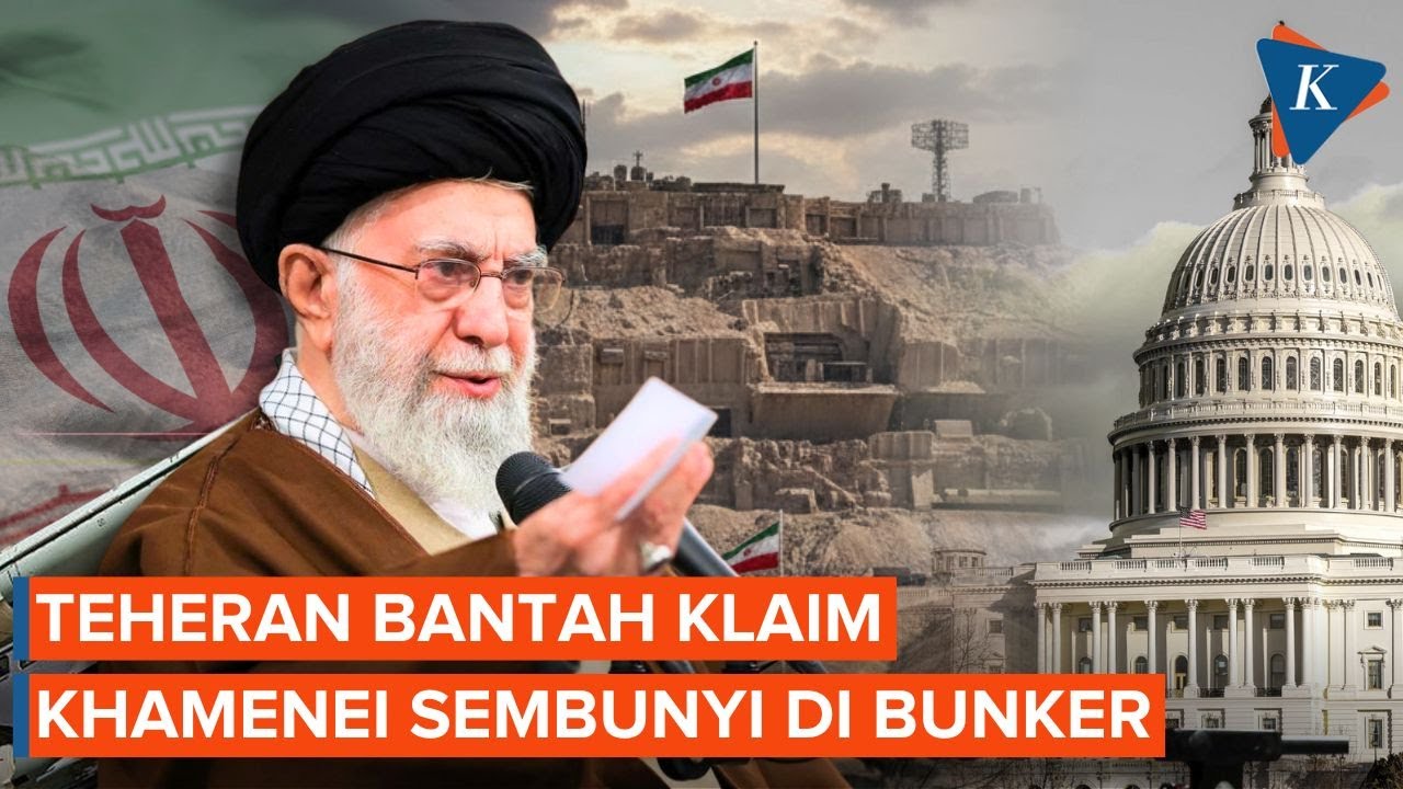 Iran Siap Ladeni AS, Bantah Klaim Khamenei Sembunyi di Bunker!