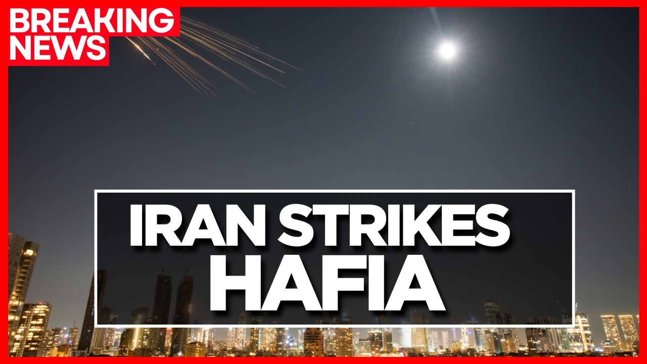 WATCH: Haifa Skies Explode, Iran's Revenge Strike Breaks Israel's Iron Dome | World News