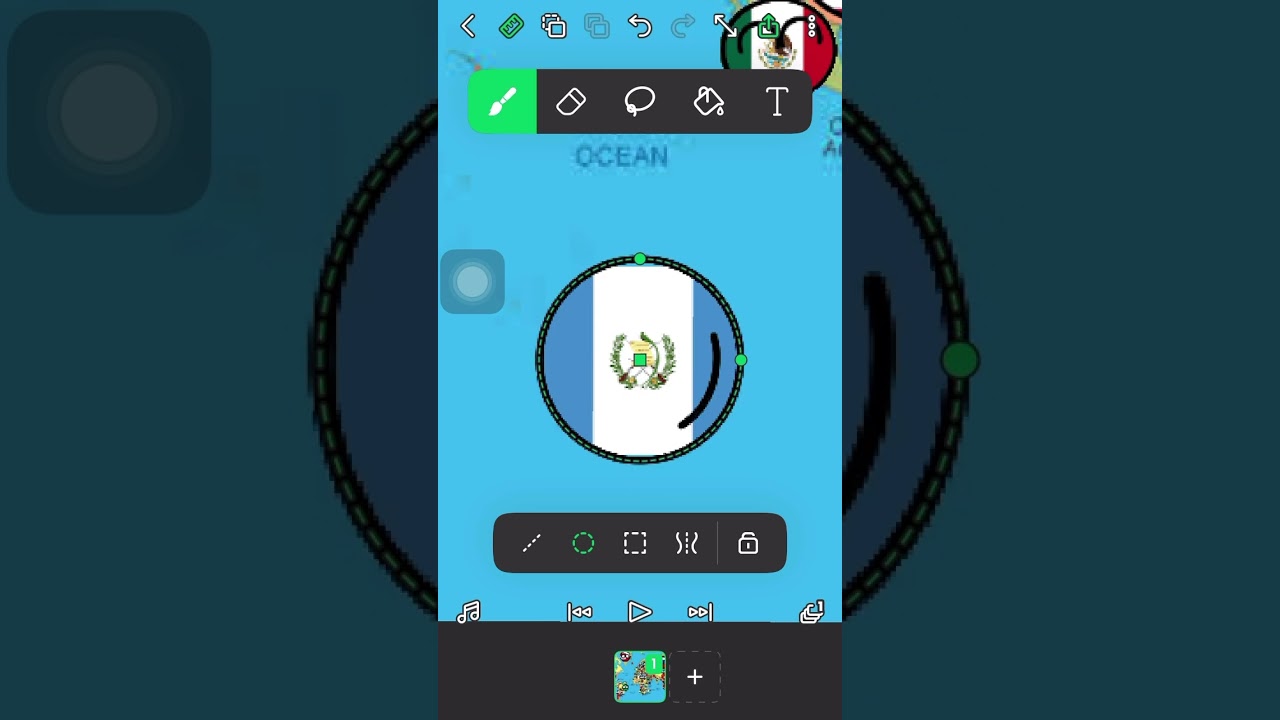 Guatemala 🇬🇹 #countryballs #mapper #map #country #geography #mapping #centralamerica #guatemala