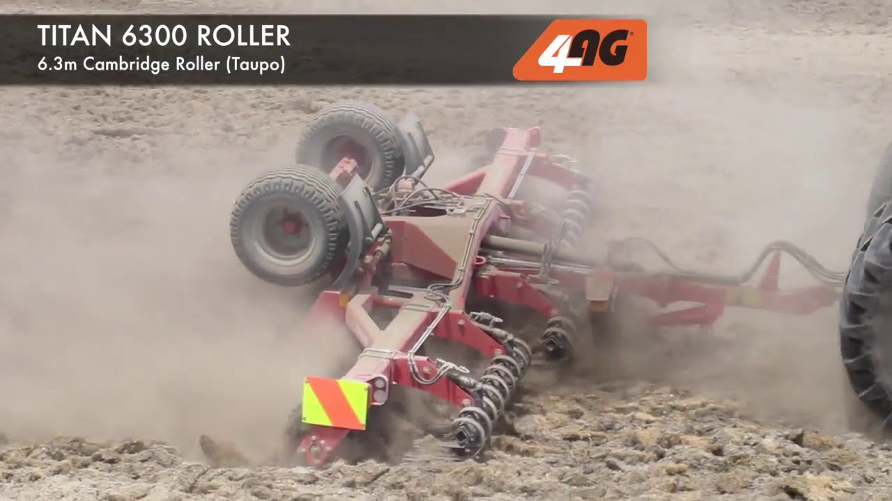 TITAN 6300 & 8300 Cambridge Roller in Action | 4AG