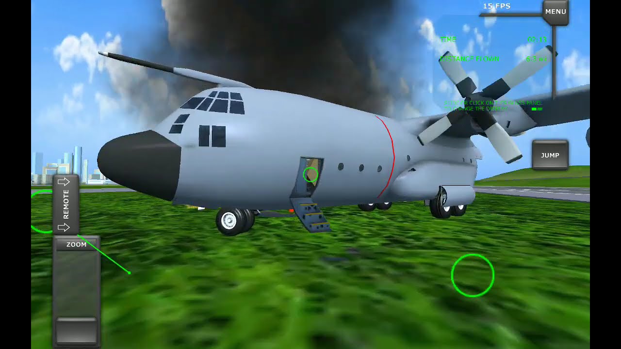crashed into the runway 😂🤣🛩🛬🛫✈💥🌃🏙🌇🌆 flip on to the  building🏢🏬🏘🏤🗼🗽💀☠