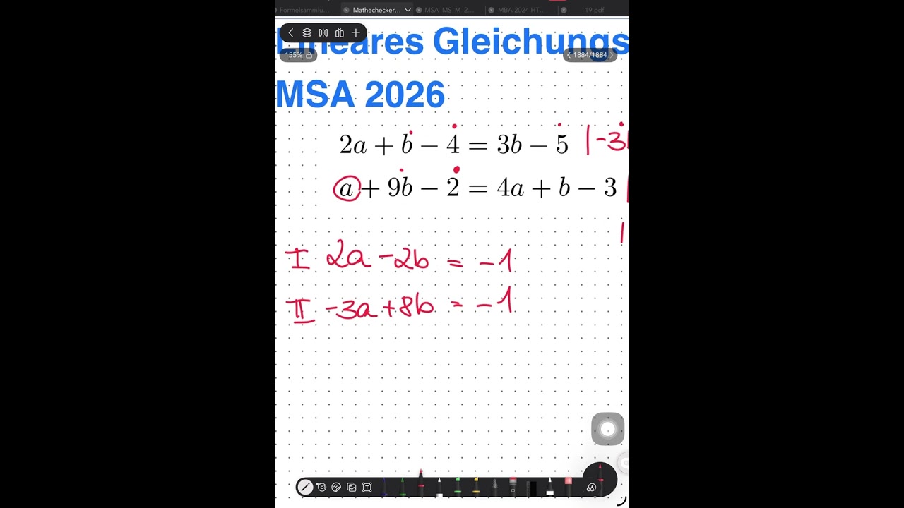 lineares Gleichungssystem lösen 