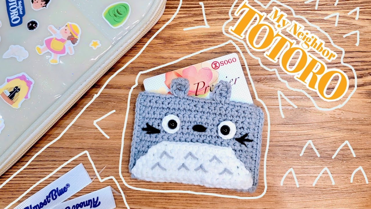 Totoro Card Holder Crochet Tutorial | Rajut Dompet Kartu