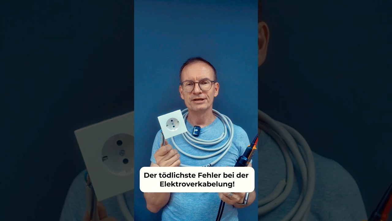 ☠️DER t&ouml;dliche Fehler bei Elektroverkabelung!💀5x1,5 NYM #knx #kabel #elektroinstallation #hausbau