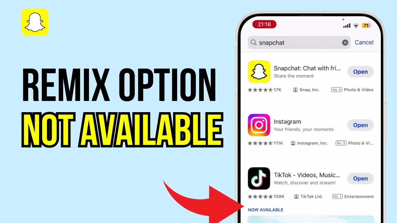 Fix !! Snapchat Remix Option Not Available (Updated Solution)