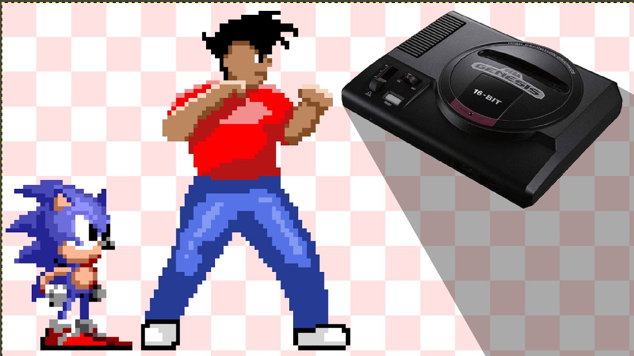 Como criar Sprites para o Mega Drive / SGDK