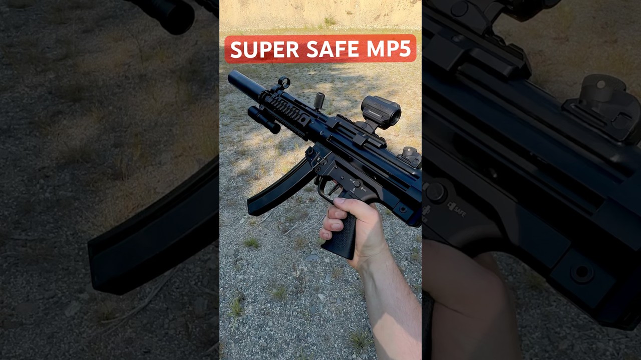 AS Designs super safe lower on MP5 clone #supersafety #mp5 #suppressed #subsonic