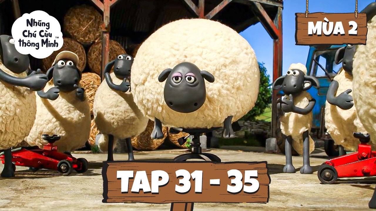 Shaun the Sheep [ViệtNam] M&ugrave;a 2 Tập 31 - 35 | M&ugrave;a Tựu Trường 🚌🔔