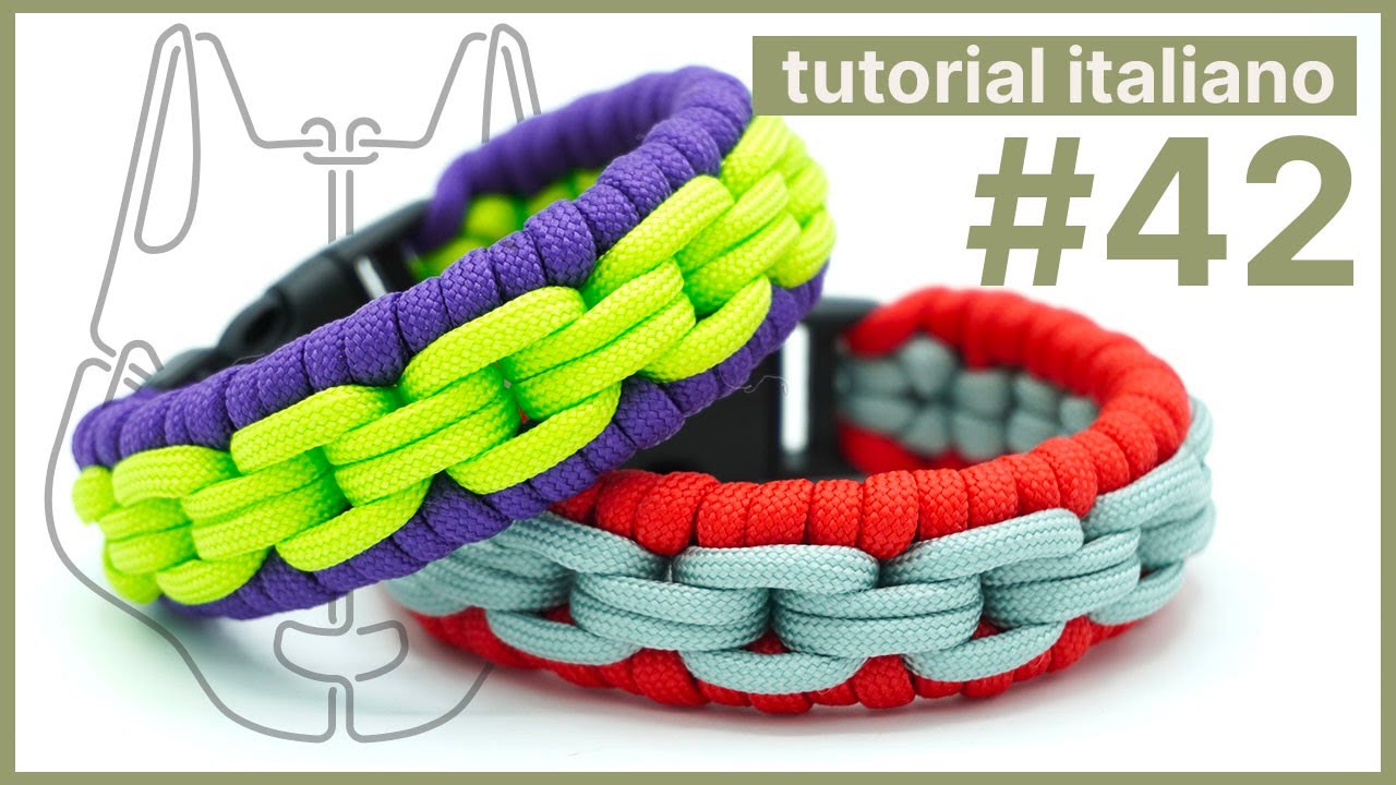Как сделать браслет из паракорда? Учебник 42 Blacksquirrel Paracord Italia