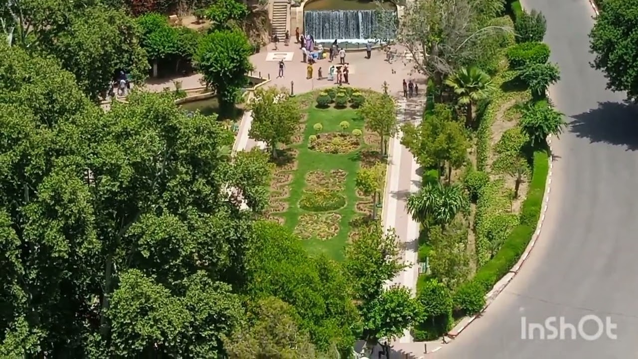 الطريق الى برج بني ملال الطبيعية و المناظير الجميلة 🌲🌲🍀🍀