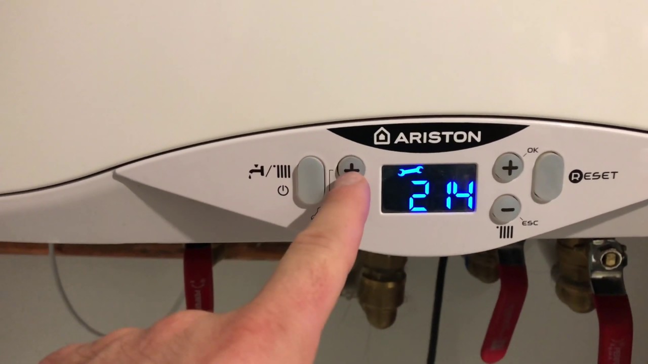 Ariston Cares Premium - Menu Ustawień - regulacji - diagnostyki