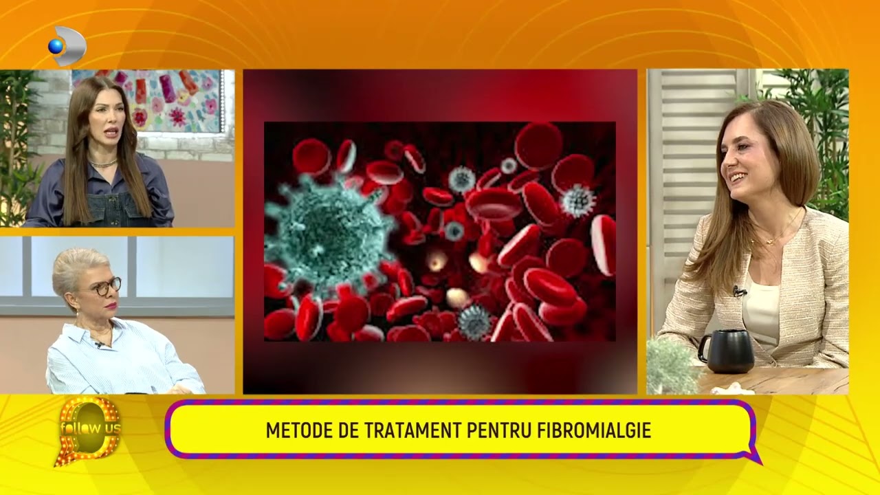Follow us! - Dr. Alina Dima, despre fibromialgie: simptome, cauze, complicatii, tratamente.