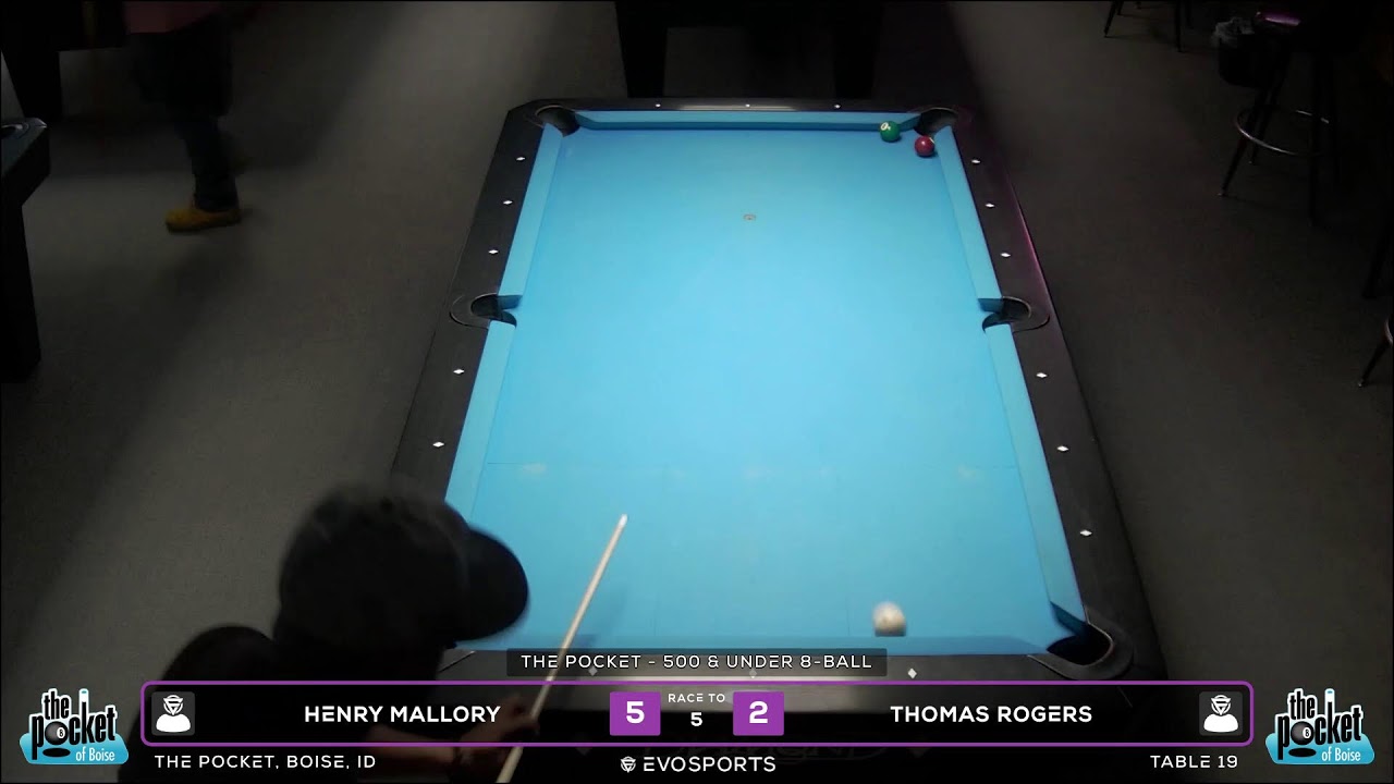 HENRY MALLORY vs THOMAS ROGERS - THE POCKET - TABLE 19 | EvoSports