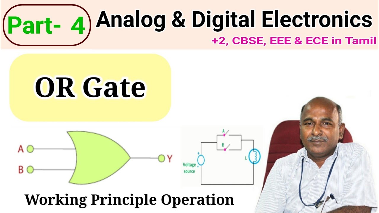 OR Gate working principle in tamil | Logic Gates| Digital Electronics |