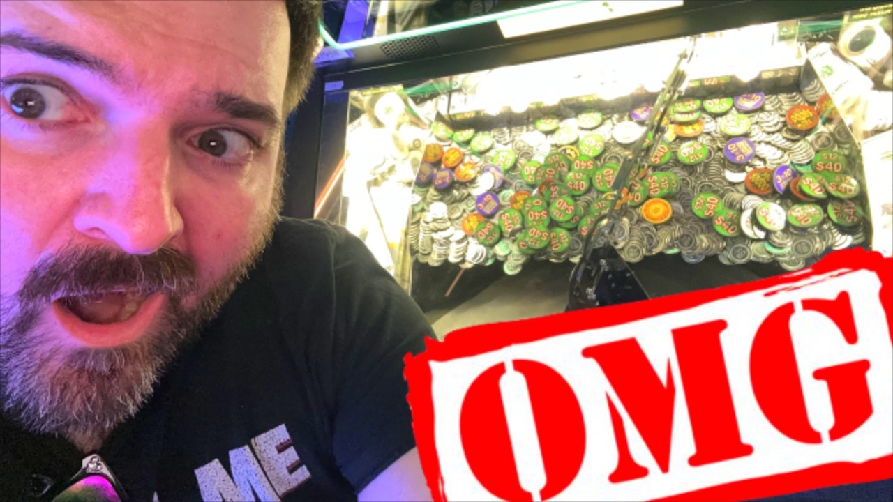 I Got The $80.00 - $8,000.00 Special Chip In The REAL LIFE COIN Pusher!