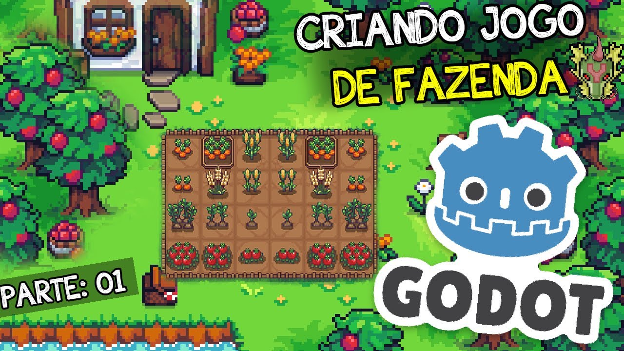 🍅 CRIANDO JOGO DE FAZENDA -  CENÁRIO  | NA GODOT #01