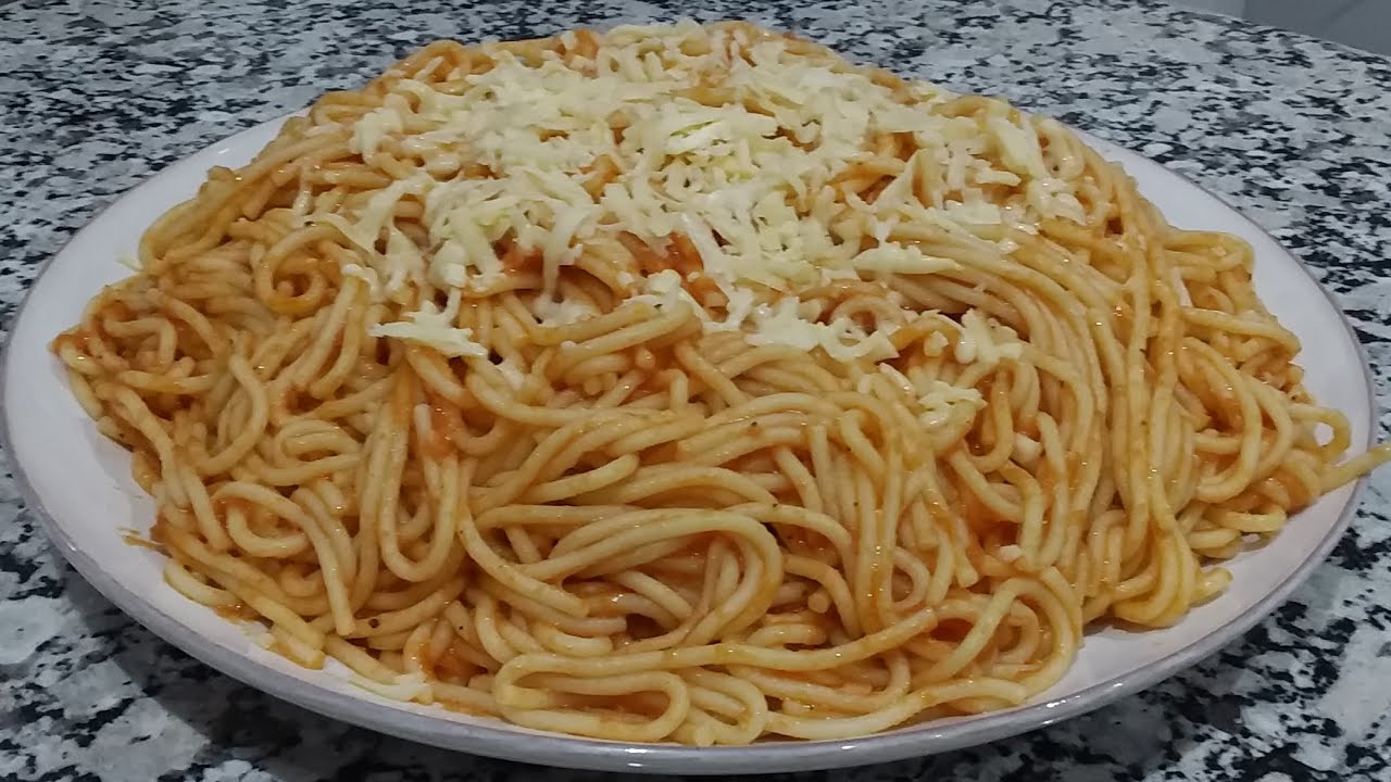 سباكيتي بمذاق لذيذ سهلة و سريعة التحضير
