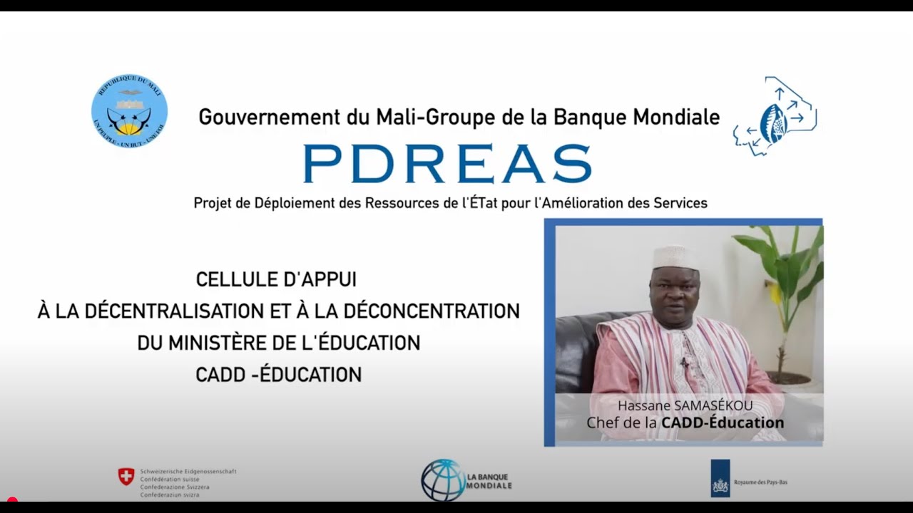 Hassane Samassékou CADD Éducation