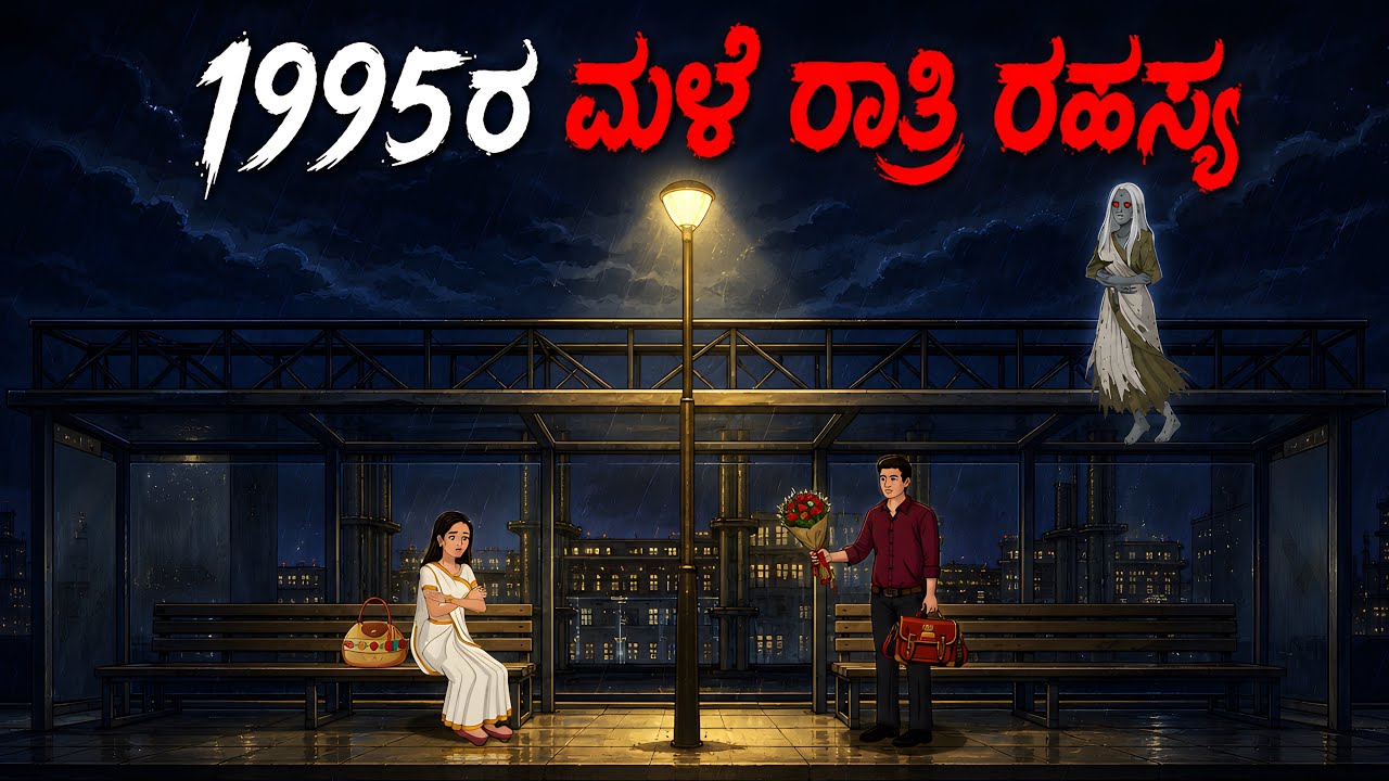 ಮಳೆ ರಾತ್ರಿ ನಡೆದ ಸತ್ಯಘಟನೆ | Kannada Horror Story | 2D Animation