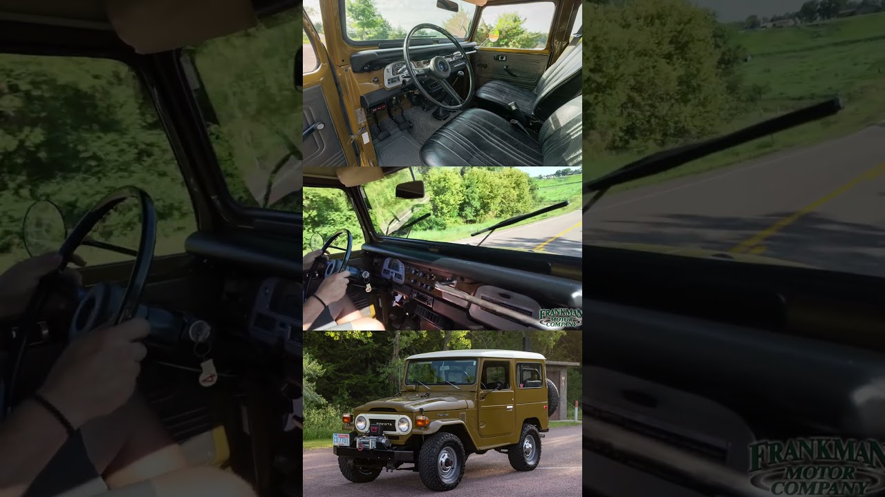 You just found the cleanest FJ40 in the country 😤 - Frankman Motor Company - Walk Around & Driving