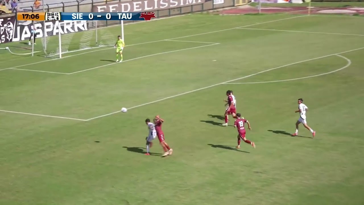 Siena-Tau Altopascio 0-1, gli highlights