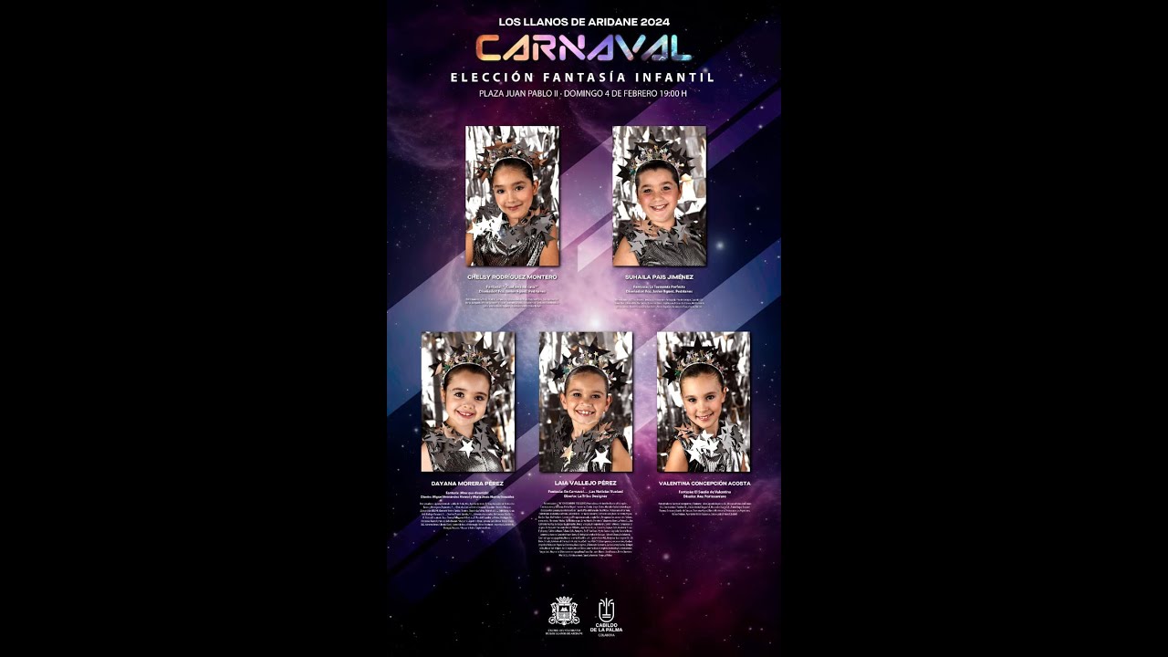 Gala Elección Fantasía del Carnaval Infantil de Los Llanos de Aridane 2024