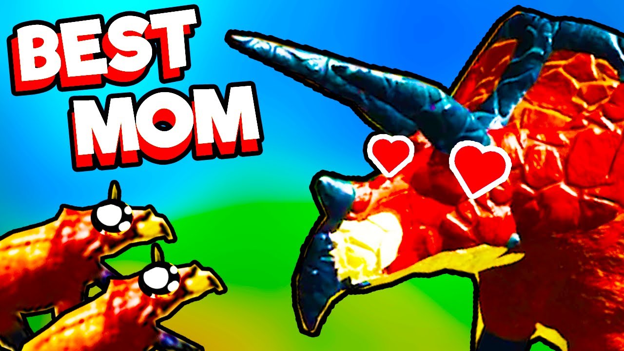 I'm the BEST MOM EVER [Roblox Era of Terror RETRO] (Triceratops with baby)