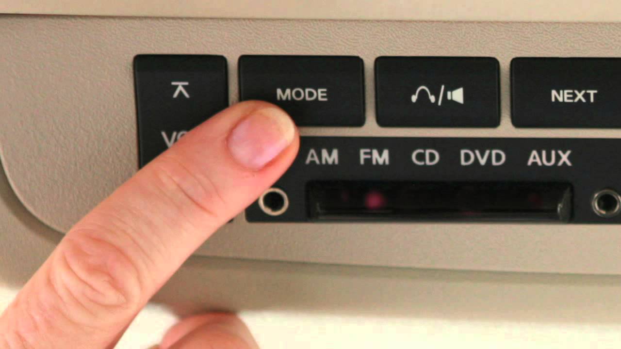 2012 NISSAN Armada - Rear Audio Controls