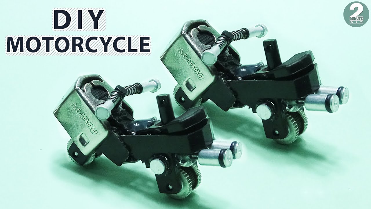 How to Make a Tiny Motorcycle from Lighters