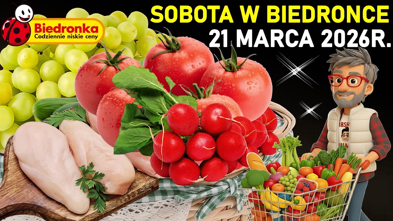 BIEDRONKA | Nowa Oferta | Sobota 21.03.2026 | Tania Sobota w Biedronce !